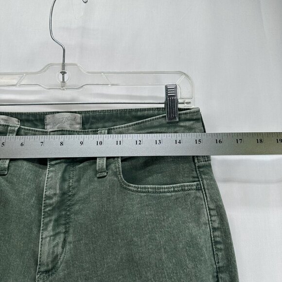 Universal Thread Jeans Womens 4/27R High Rise Skinny Stretch Denim Washed Green - Picture 7 of 12